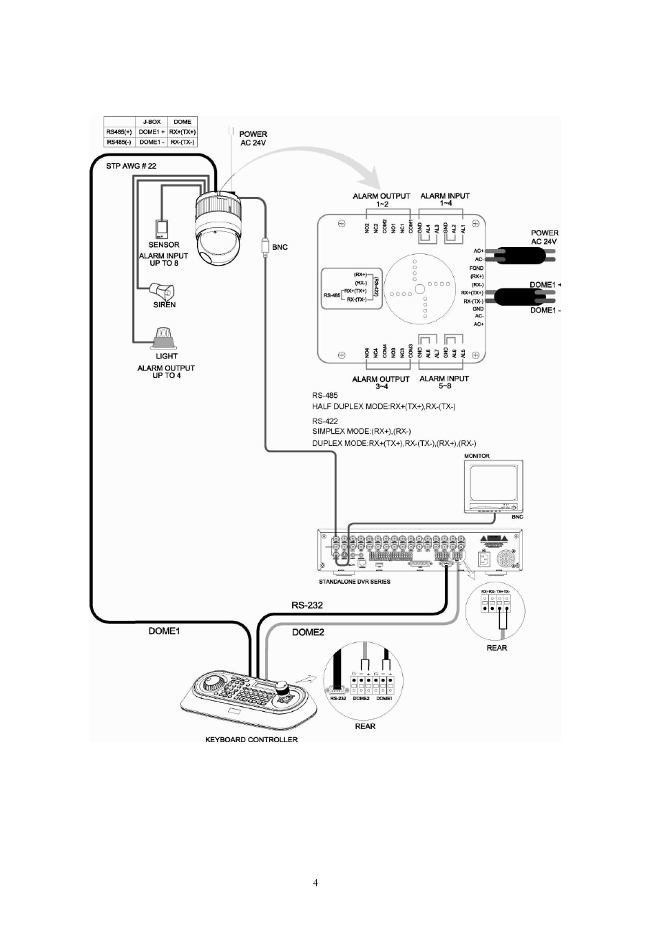 2 configuration with dvr | Comelit MT 40705 User Manual | Page 10 / 43