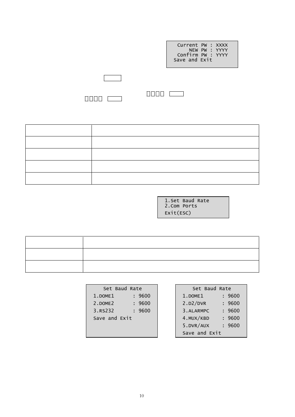 2 network, Change administrator password, Set port set baud rate | Comelit MT 40705 User Manual | Page 16 / 43