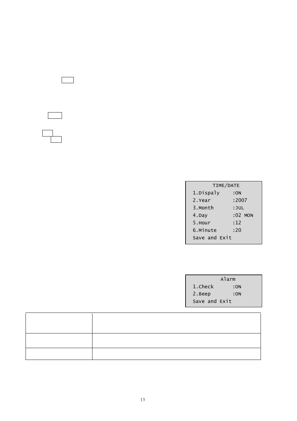 4 time / date, 5 alarm | Comelit MT 40705 User Manual | Page 19 / 43