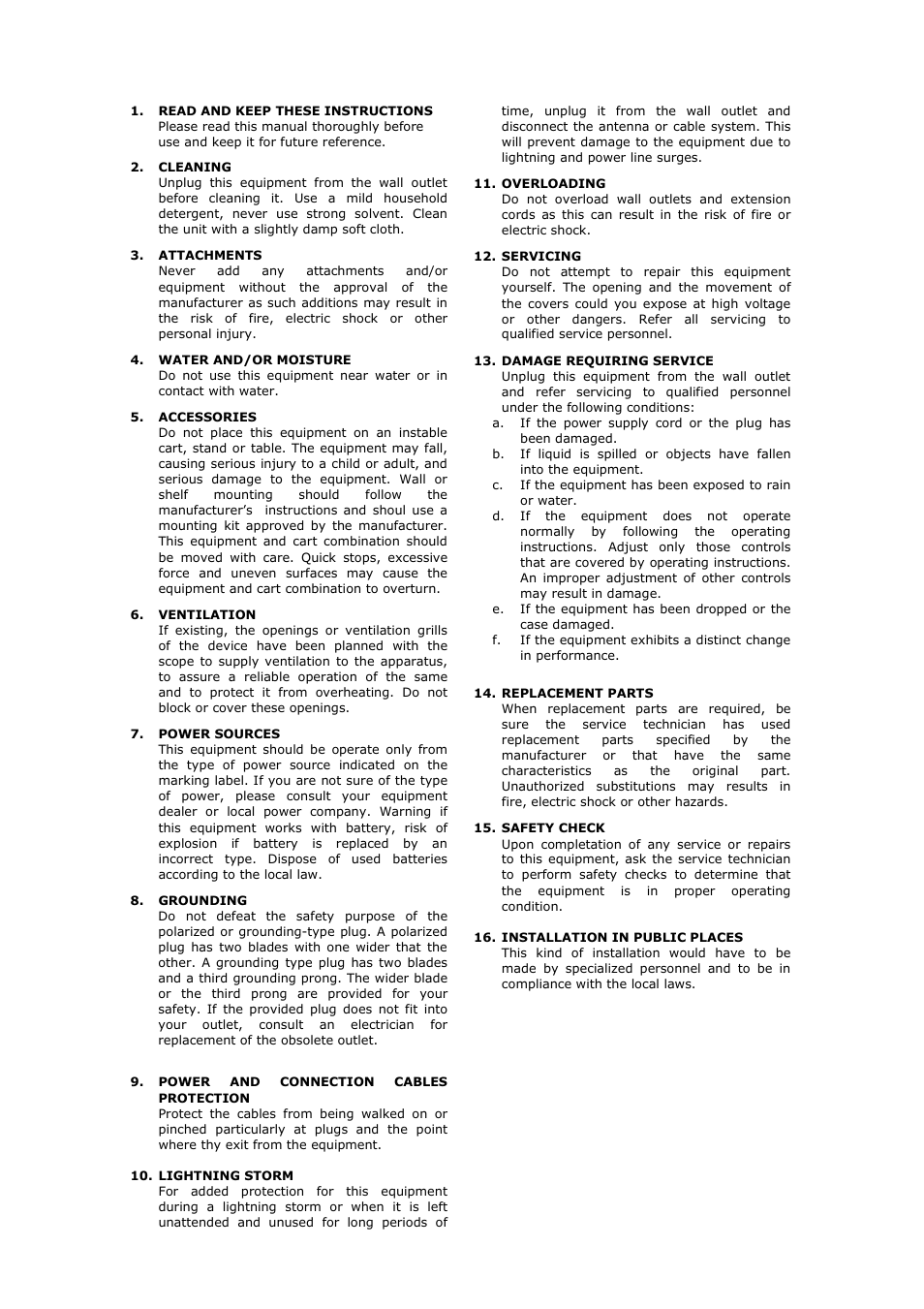 Comelit MT 40705 User Manual | Page 4 / 43