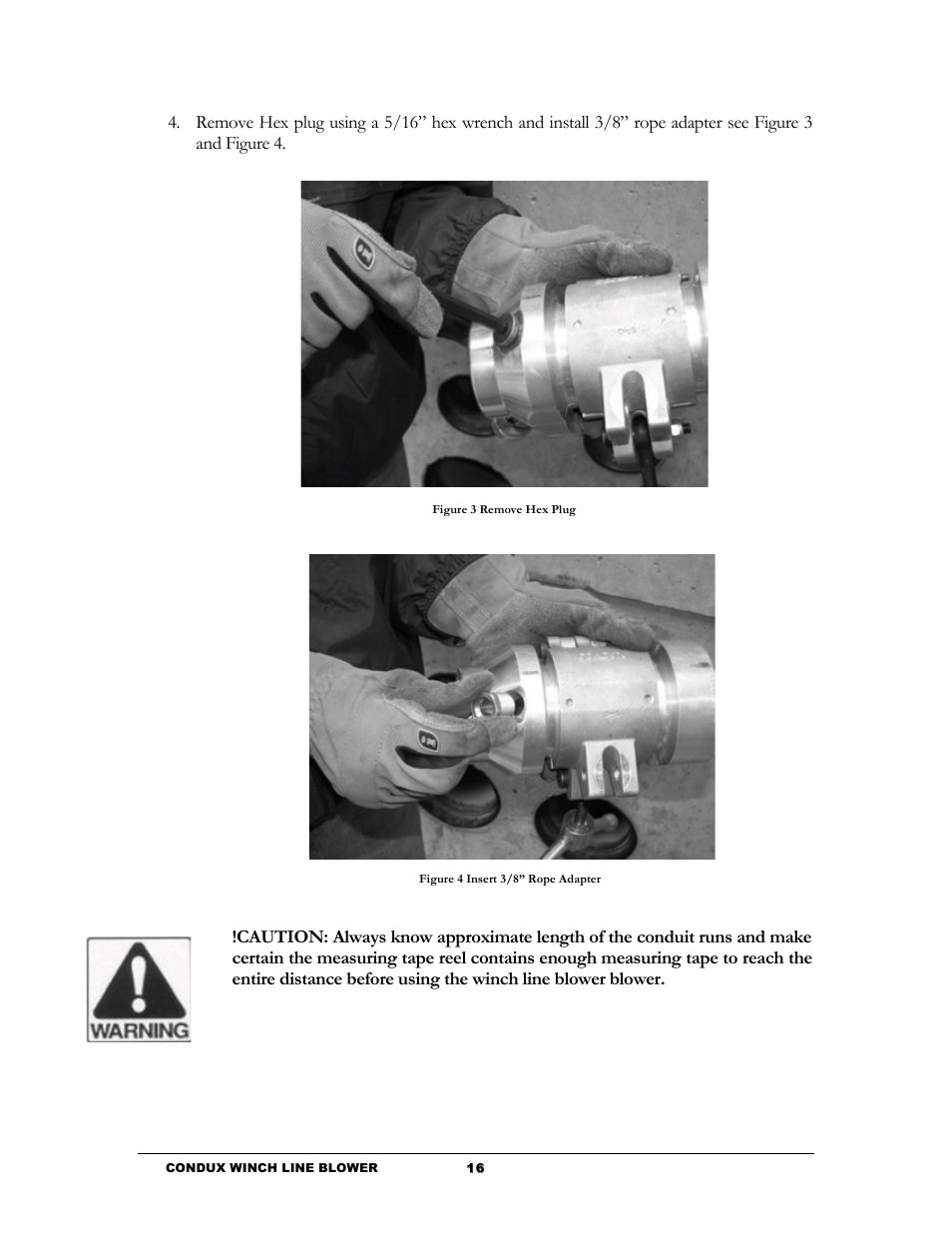 Condux Winch Line Blower System User Manual | Page 18 / 34