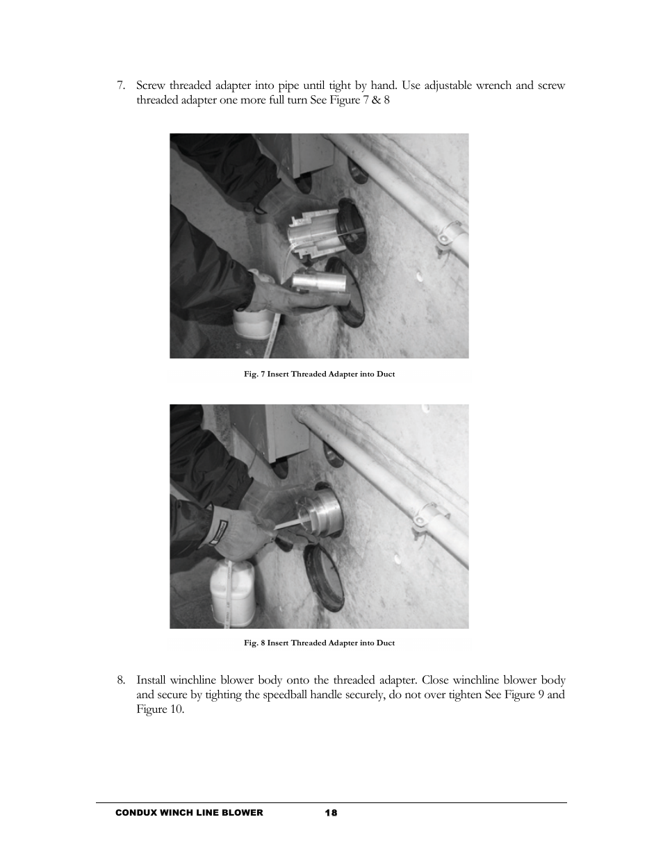Condux Winch Line Blower System User Manual | Page 20 / 34