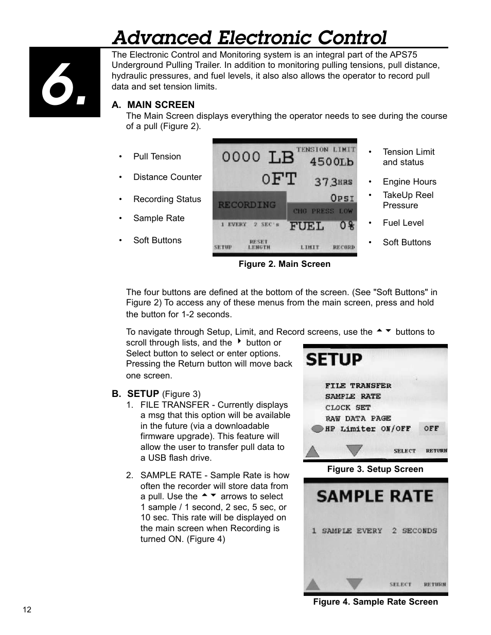 Advanced electronic control | Condux APS75 Underground Pulling Trailer User Manual | Page 12 / 40