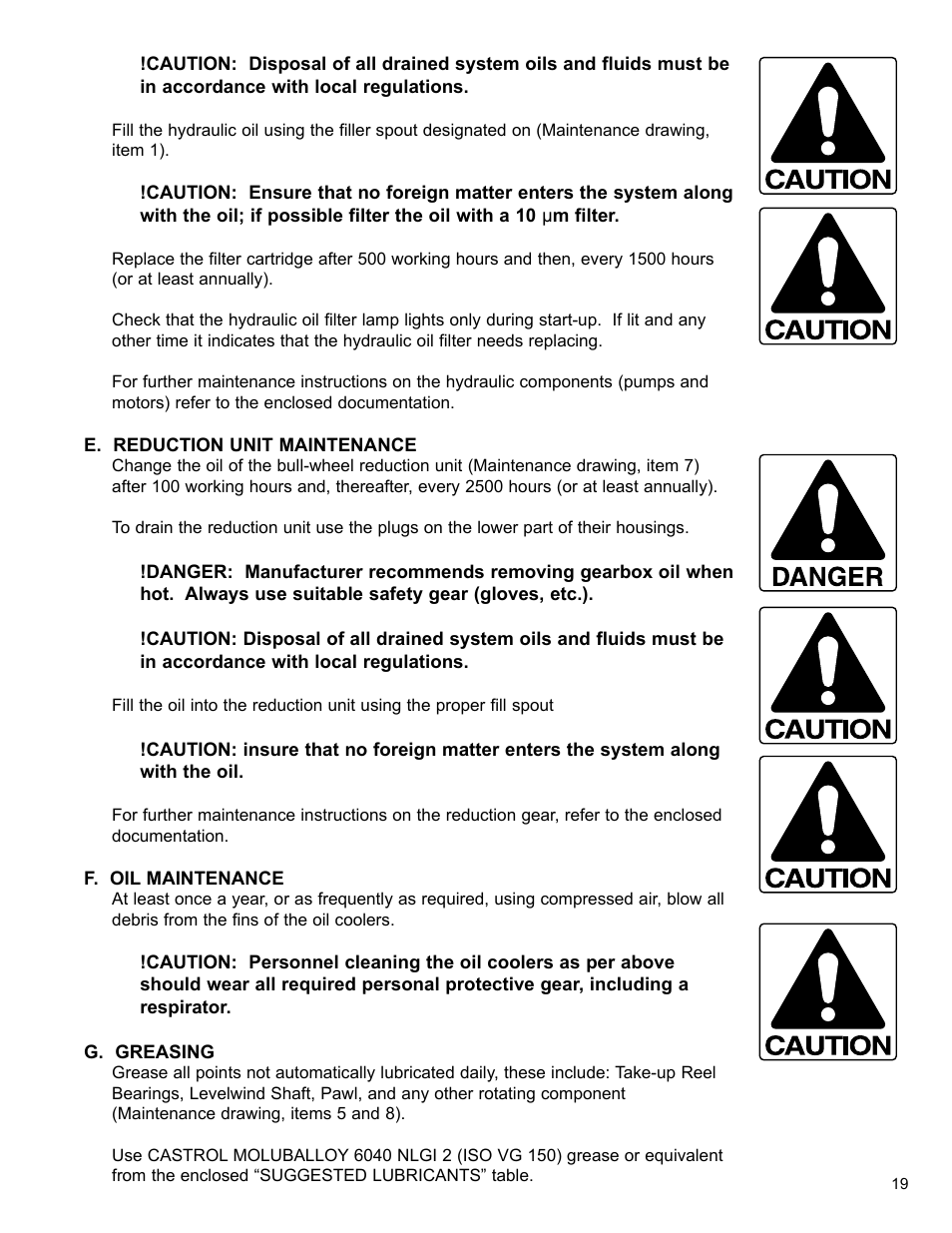 Condux APS75 Underground Pulling Trailer User Manual | Page 19 / 40