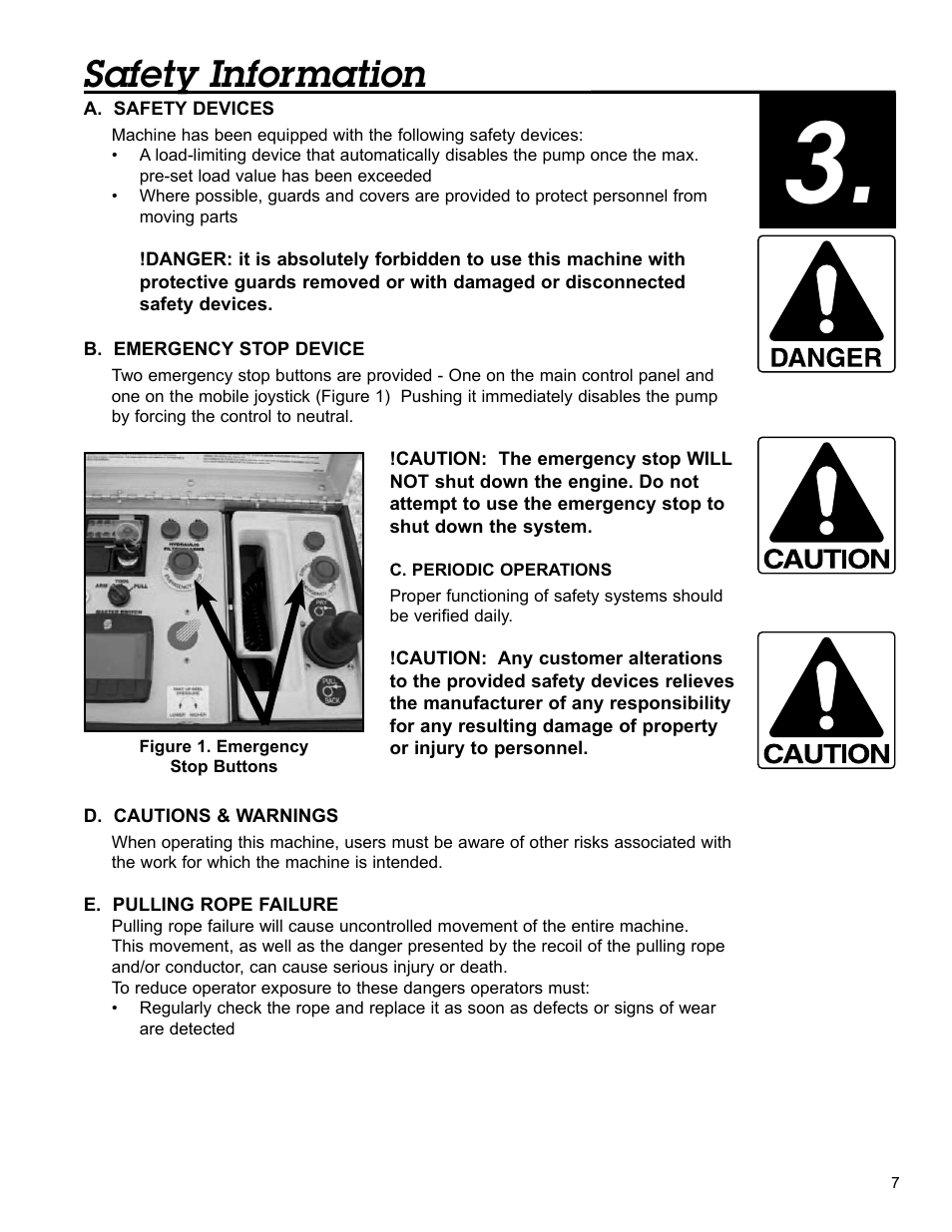 Safety information | Condux APS75 Underground Pulling Trailer User Manual | Page 7 / 40