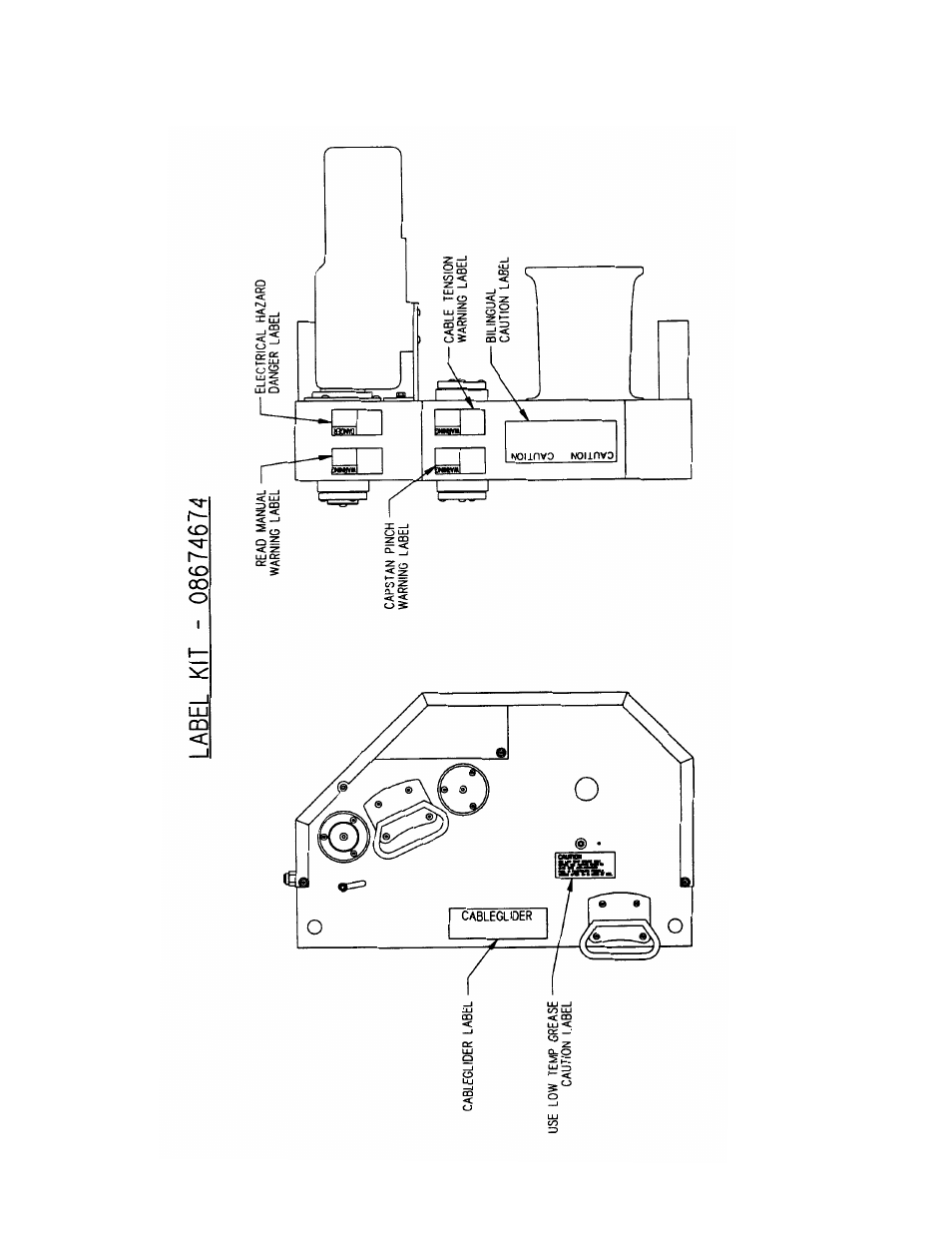 D. heavy duty cableglider label kit | Condux CableGlider Cable Pullers User Manual | Page 27 / 32