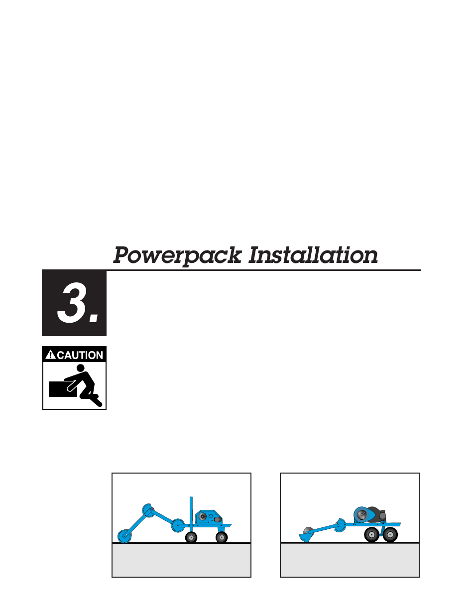 Powerpack installation | Condux CableGlider Cable Pullers User Manual | Page 8 / 32