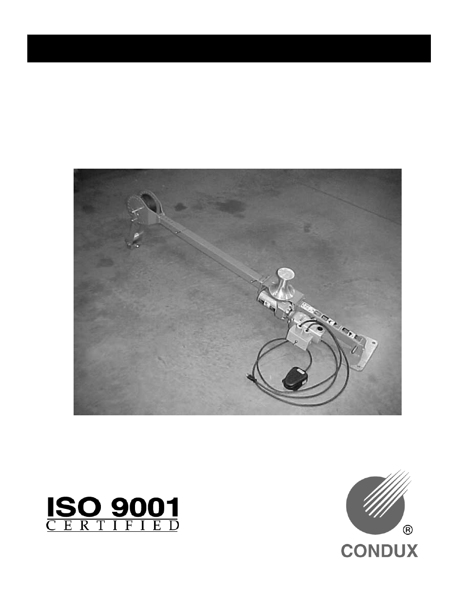 Condux CableGlider LW Cable Puller User Manual | 22 pages