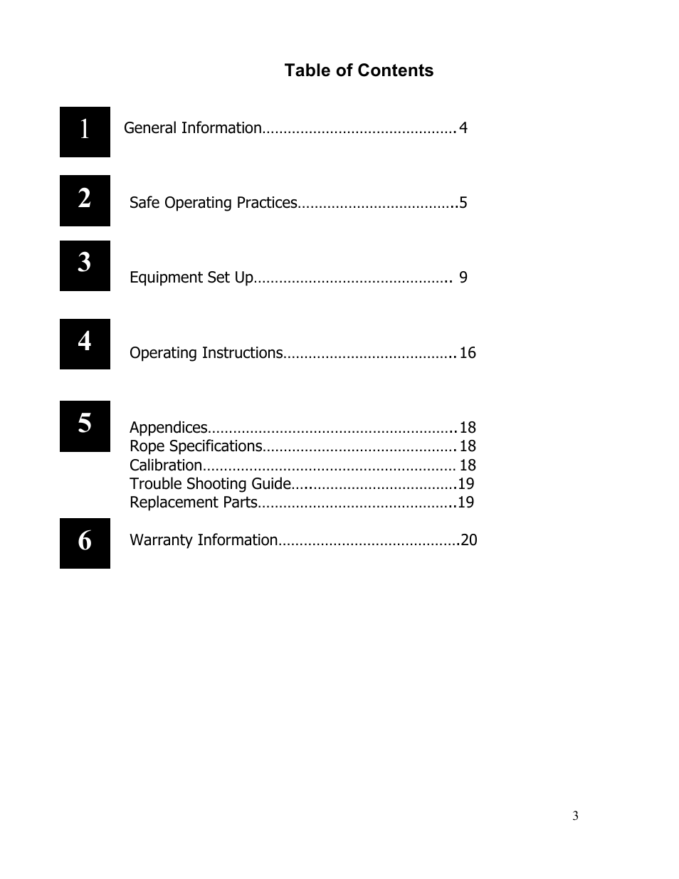 Condux Running Line Tensiometer User Manual | Page 3 / 20