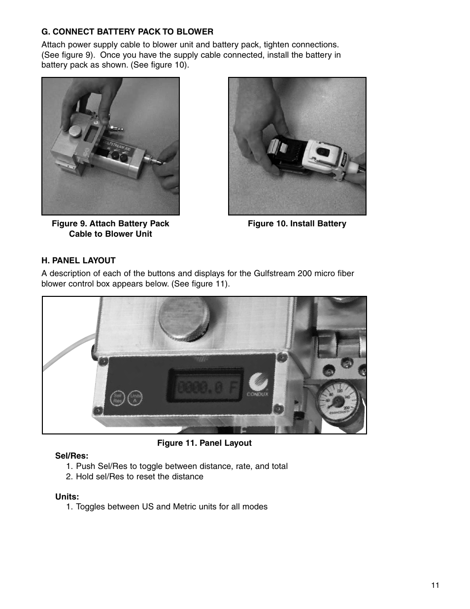 Condux Gulfstream 200 Micro Fiber Blower User Manual | Page 11 / 24