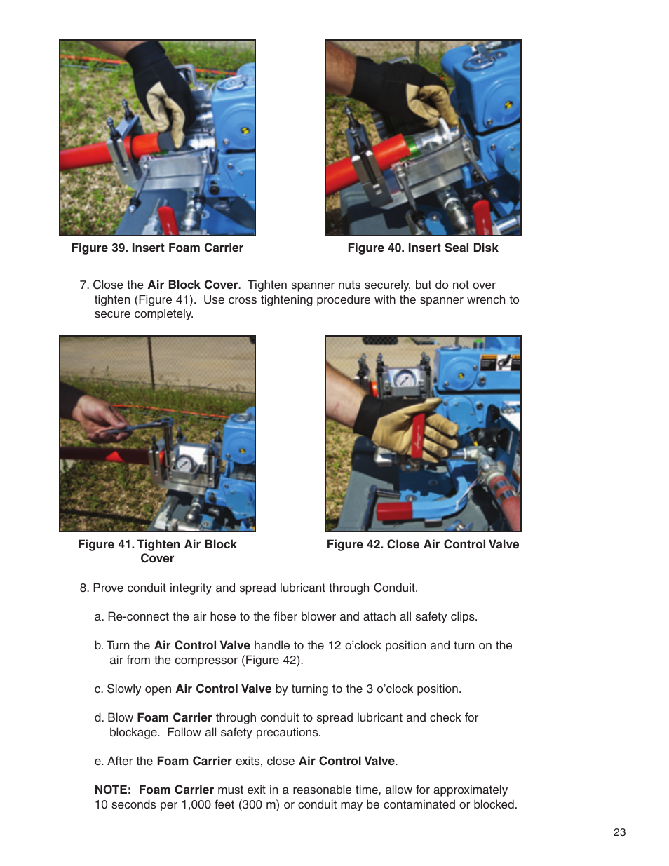 Condux Deluxe Blower User Manual | Page 23 / 68
