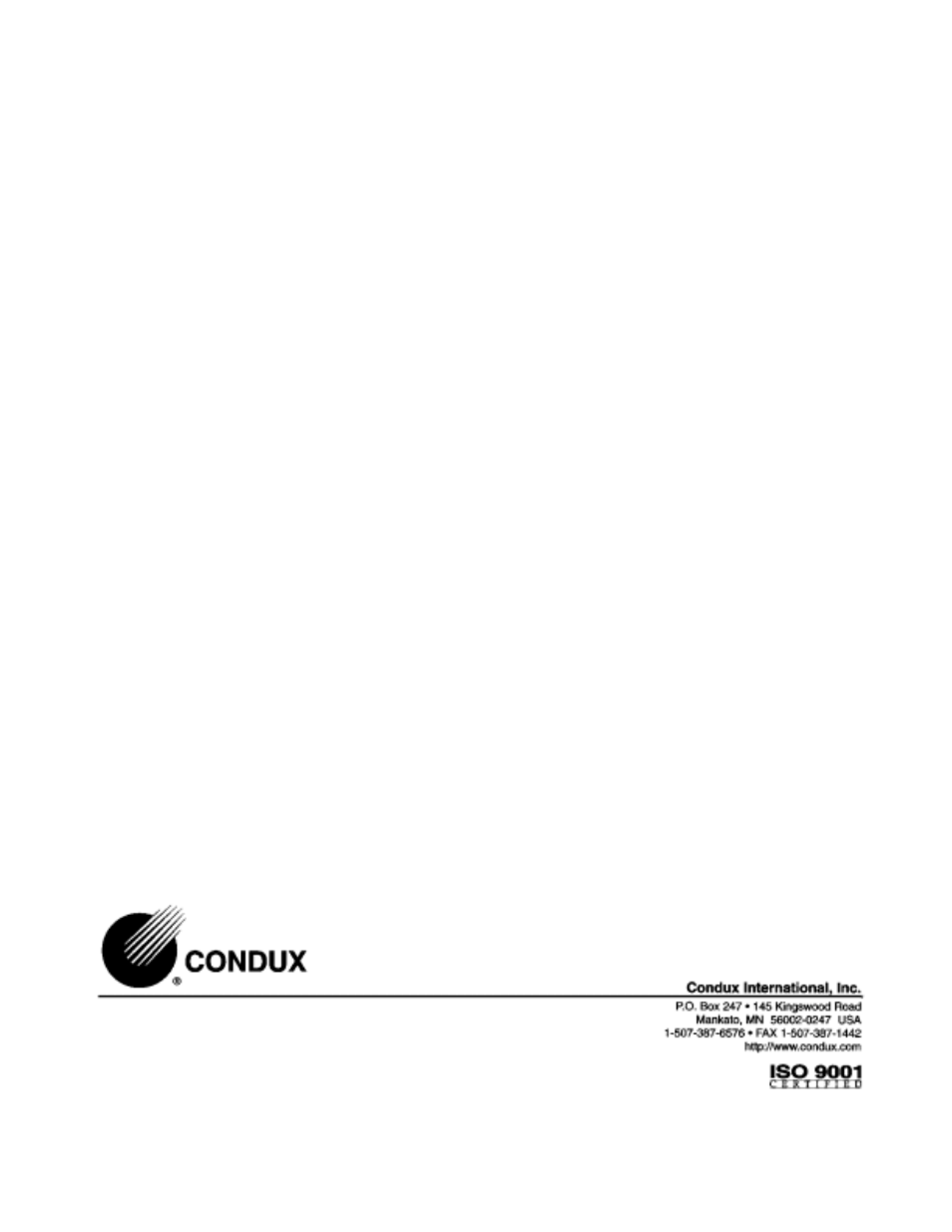 Warranty information | Condux Hand Held Micro Fiber Optic Blower User Manual | Page 21 / 21