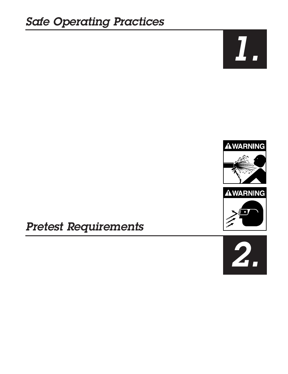 Safe operating practices, Pretest requirements | Condux Innerduct Pressure Test Kit User Manual | Page 3 / 8