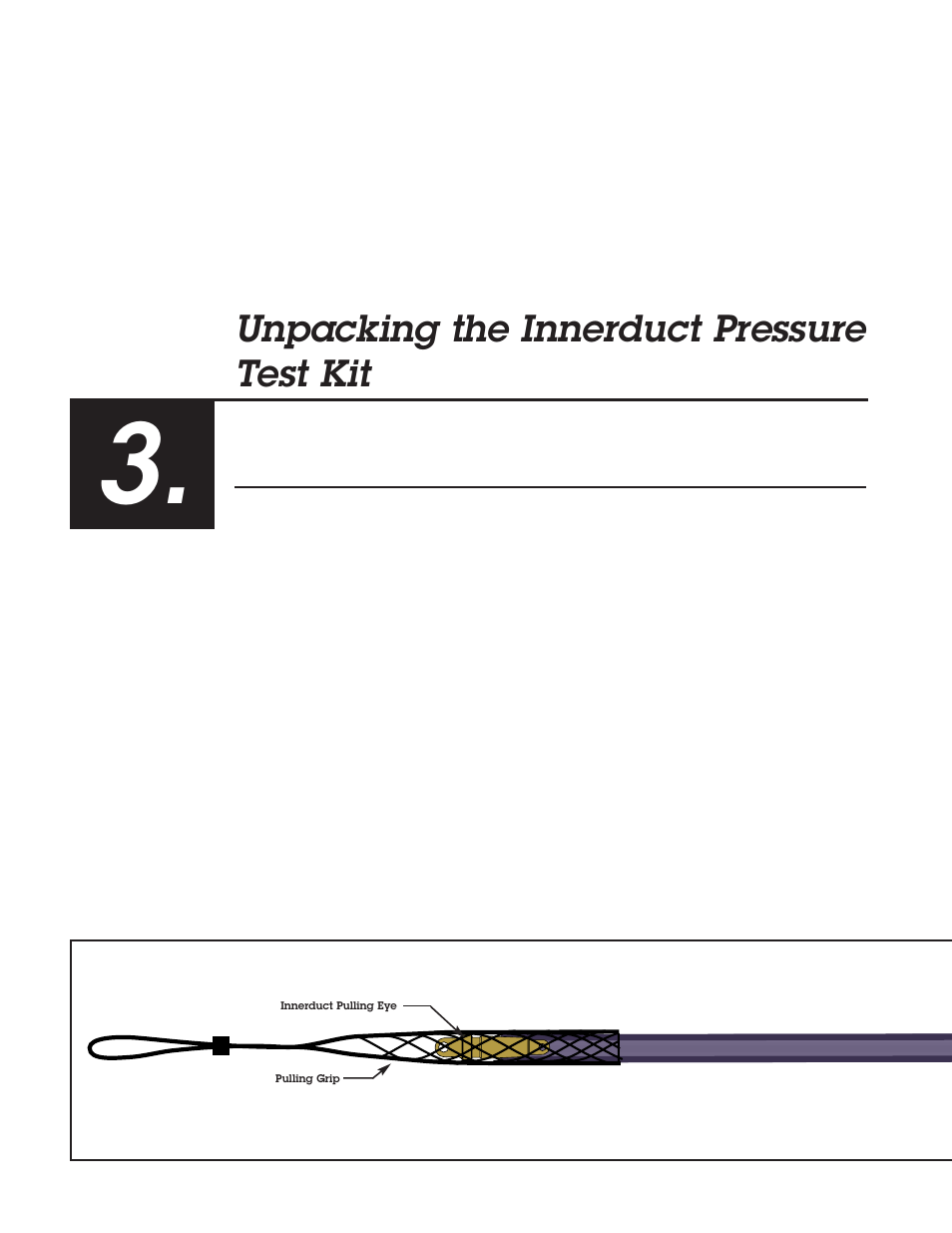 Unpacking the innerduct pressure test kit | Condux Innerduct Pressure Test Kit User Manual | Page 4 / 8