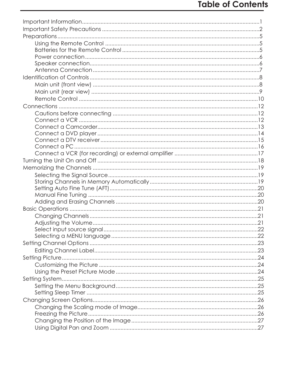 Acoustic Research AR4200 User Manual | Page 2 / 48