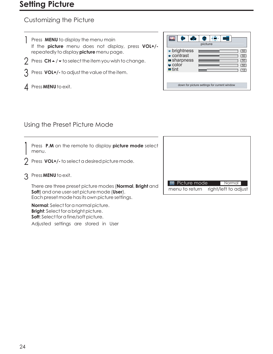 Setting picture | Acoustic Research AR4200 User Manual | Page 27 / 48