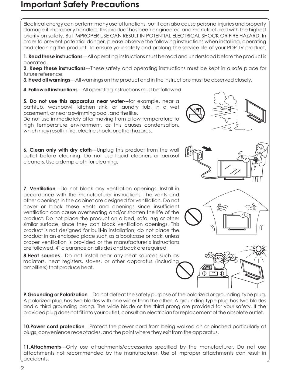 Important safety precautions | Acoustic Research AR4200 User Manual | Page 5 / 48