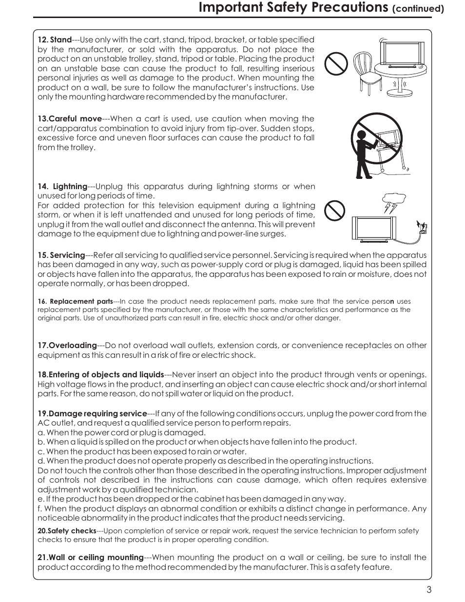 Important safety precautions | Acoustic Research AR4200 User Manual | Page 6 / 48
