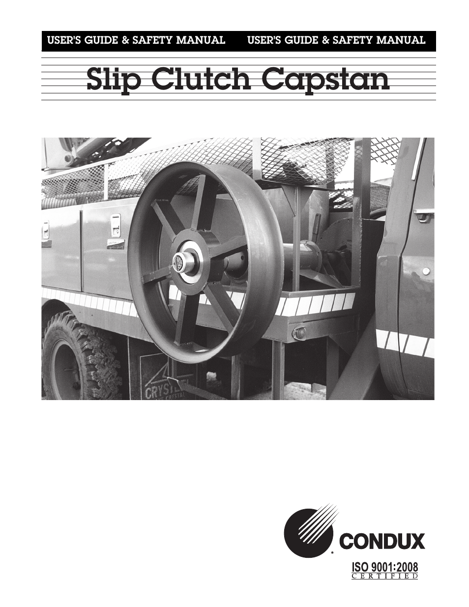 Condux Slip Clutch Capstan User Manual | 16 pages
