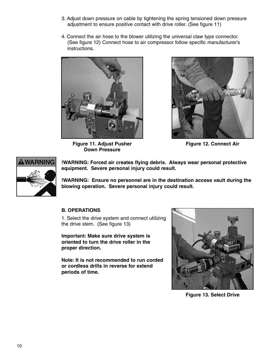 Condux Mini-Blower/Pusher User Manual | Page 10 / 20
