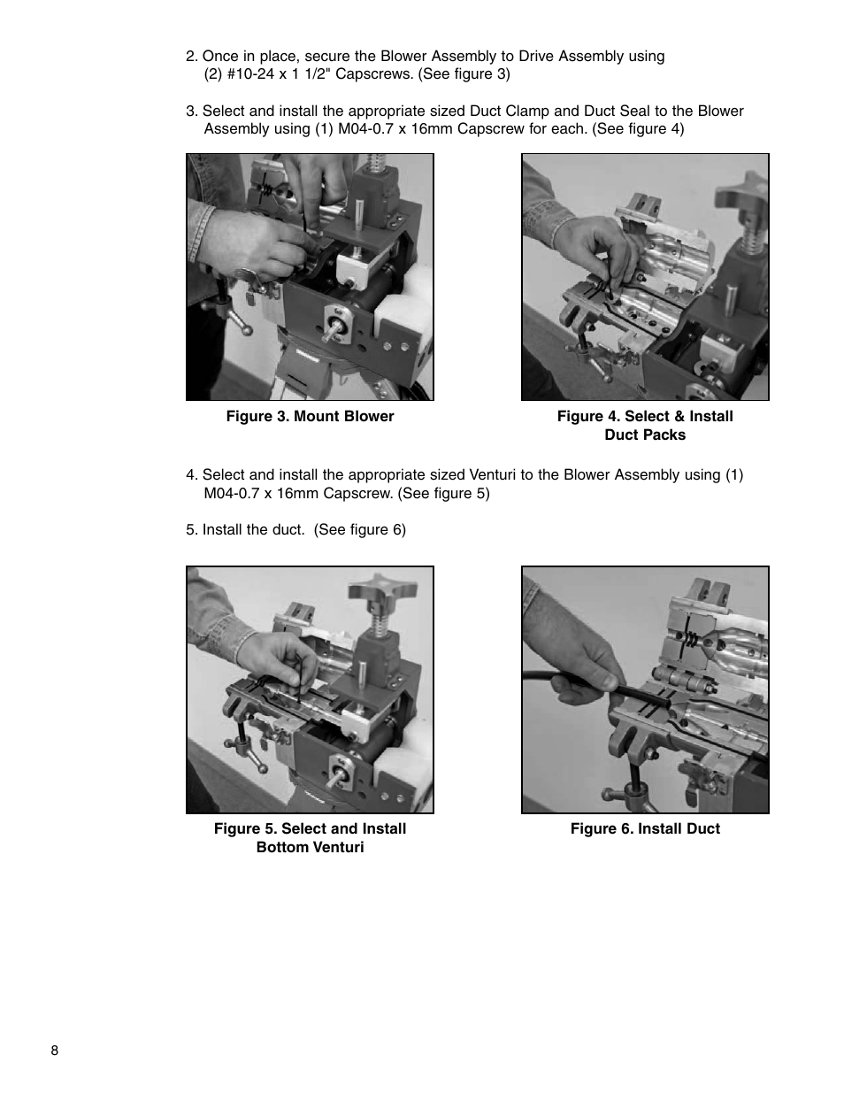 Condux Mini-Blower/Pusher User Manual | Page 8 / 20