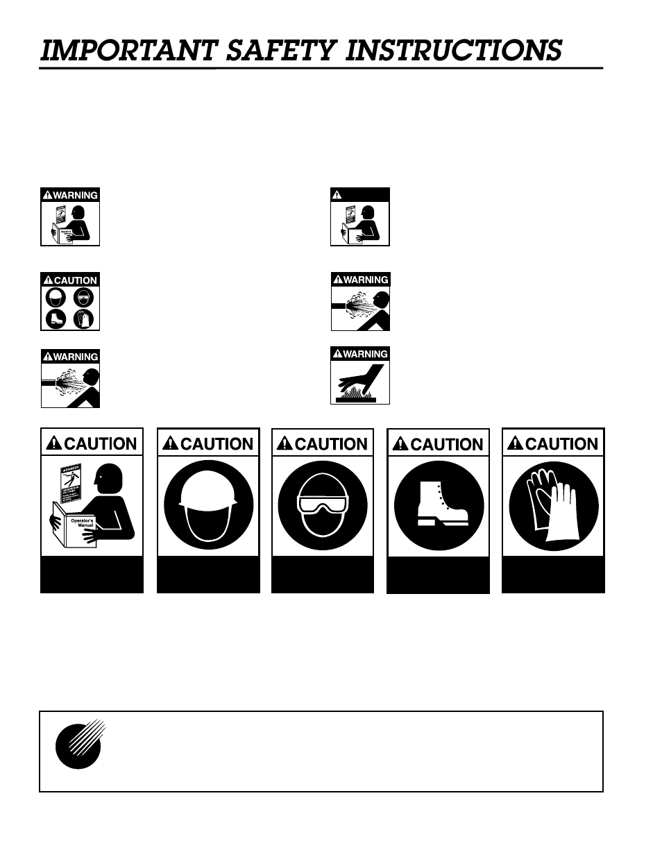 Important safety instructions, Advertencia, Save this user’s guide for future reference | Condux Compressed Air Cooler User Manual | Page 2 / 8