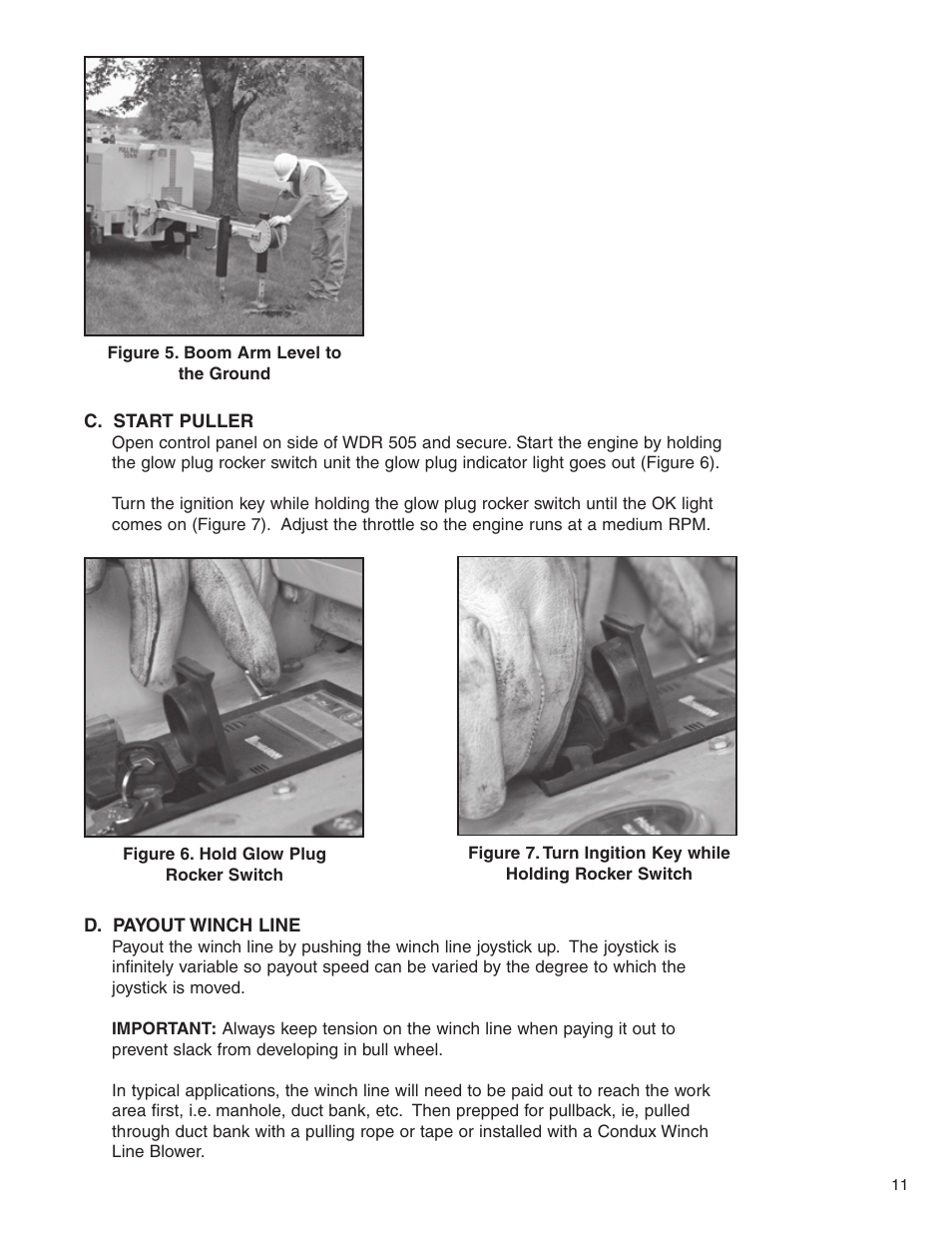 Condux WDR505 Underground Pulling Trailer User Manual | Page 11 / 28