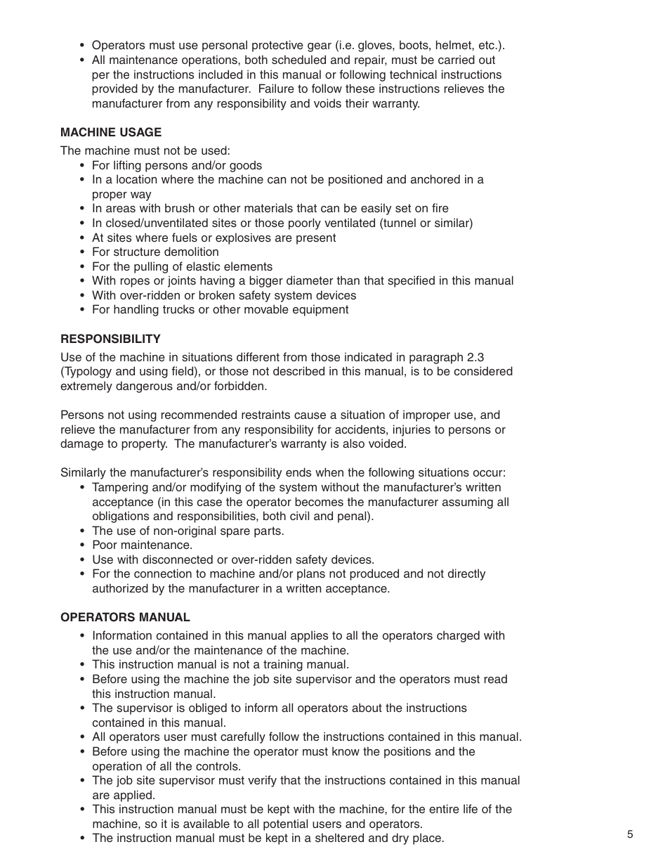 Condux WDR505 Underground Pulling Trailer User Manual | Page 5 / 28