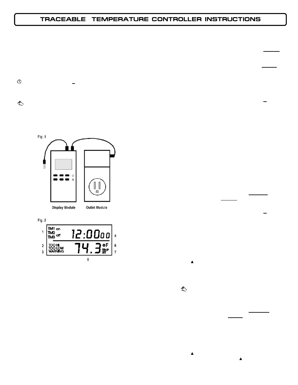 Control Company 4130 TEMPERATURE CONTROLLER User Manual | 2 pages
