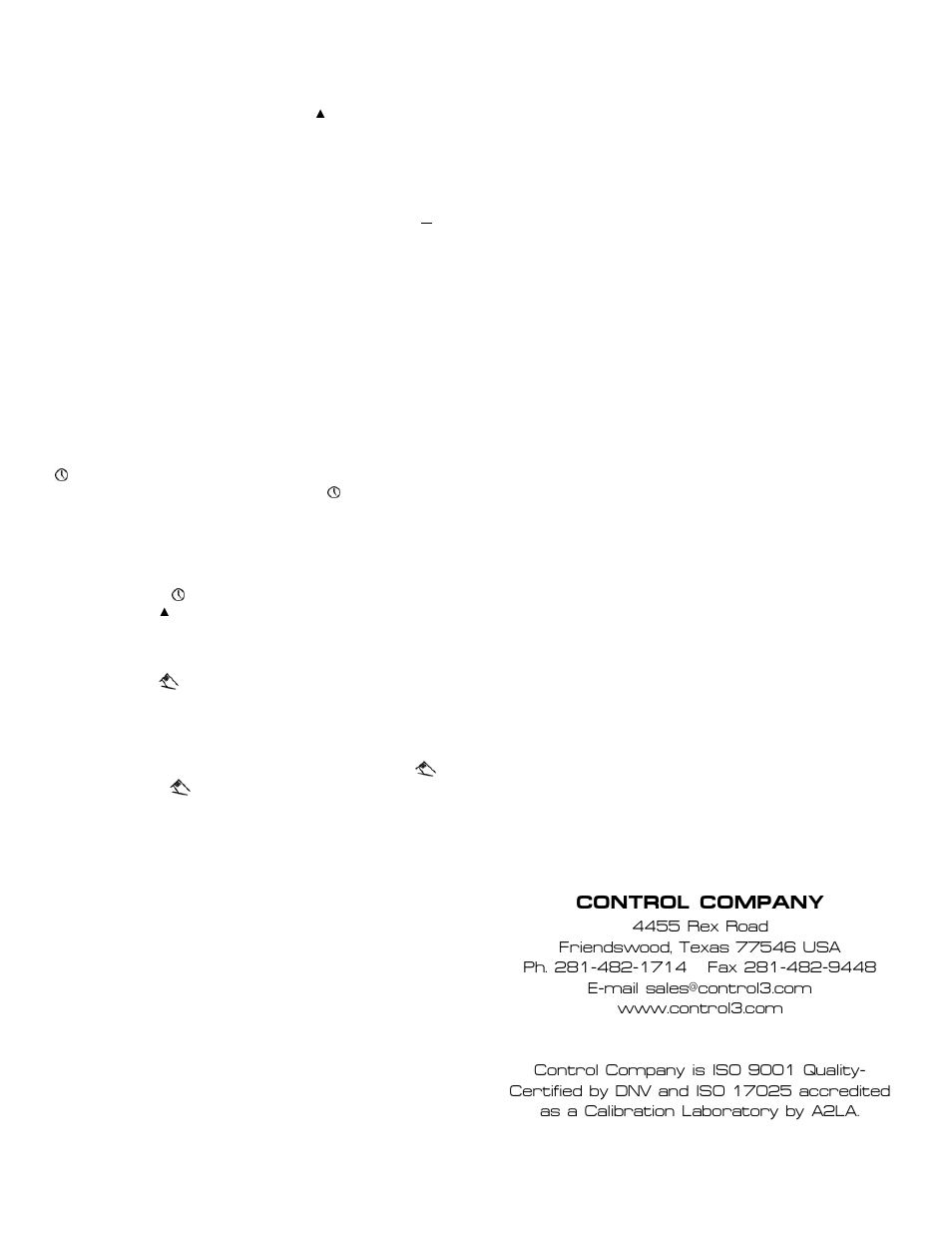 Control company | Control Company 4130 TEMPERATURE CONTROLLER User Manual | Page 2 / 2