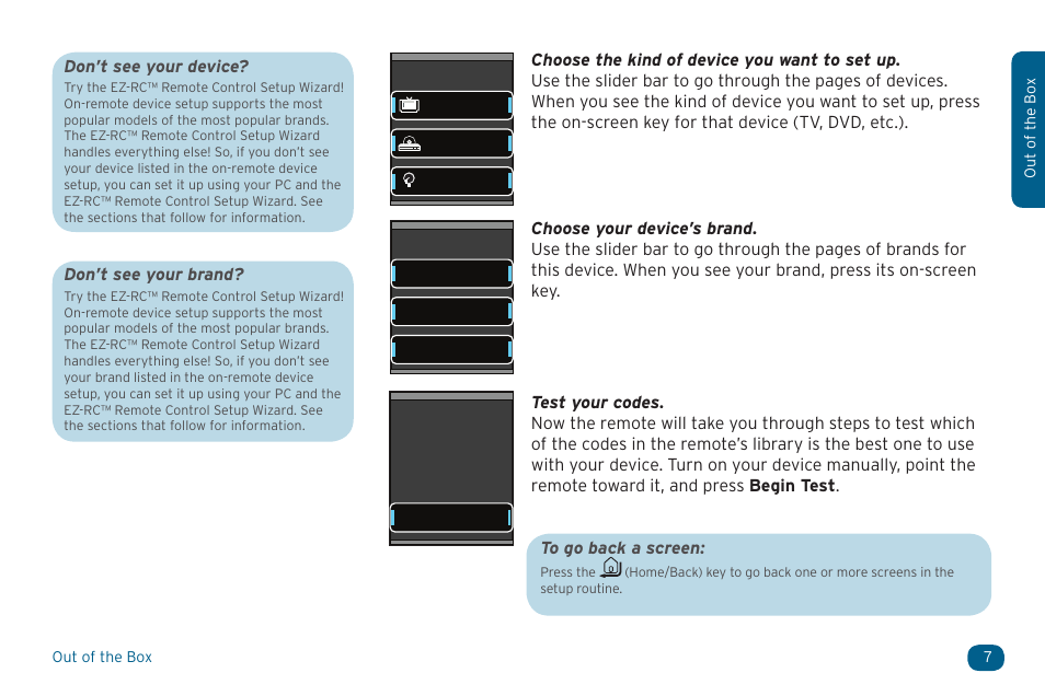 Don’t see your device, Don’t see your brand | Acoustic Research ARRX18G User Manual | Page 7 / 48