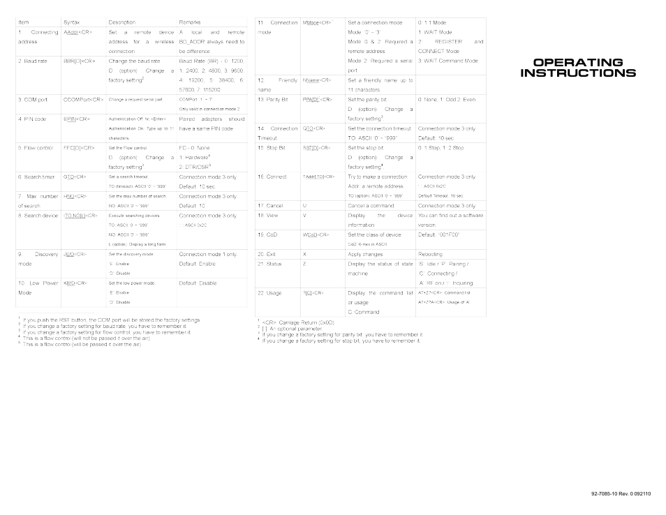 Control Company 7085 RS-232 User Manual | Page 2 / 2