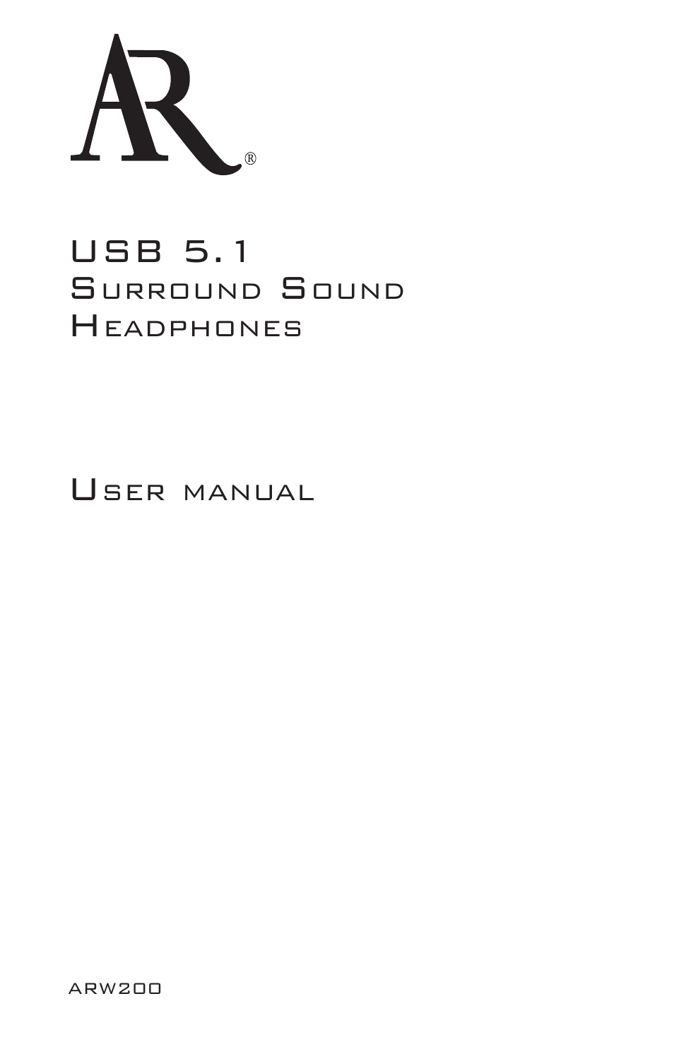 Acoustic Research ARW200 User Manual | 8 pages