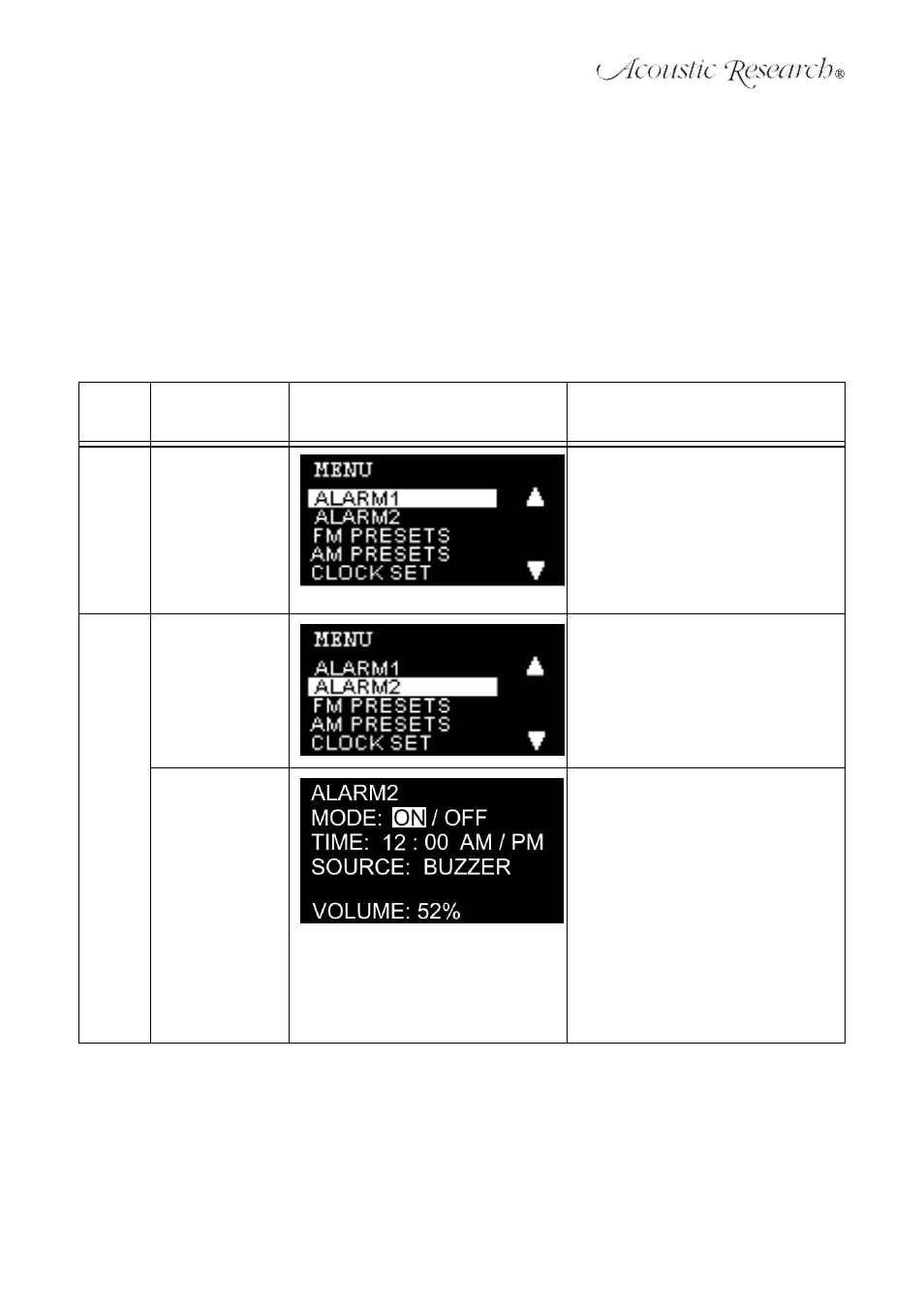 Acoustic Research ART7 User Manual | Page 49 / 96