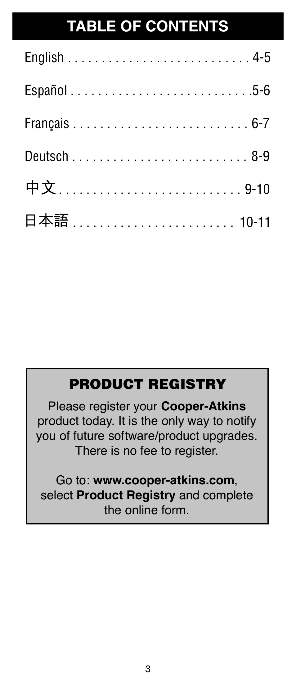 Cooper-Atkins 32311-K User Manual | Page 3 / 12