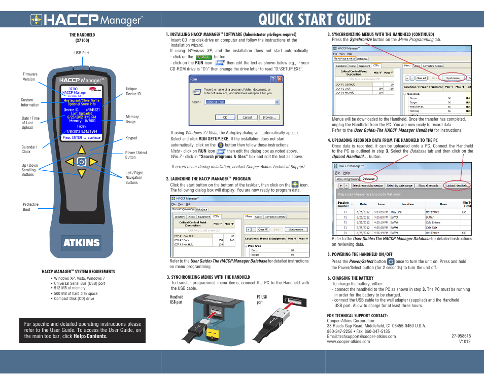 Cooper-Atkins 93710 User Manual | 1 page
