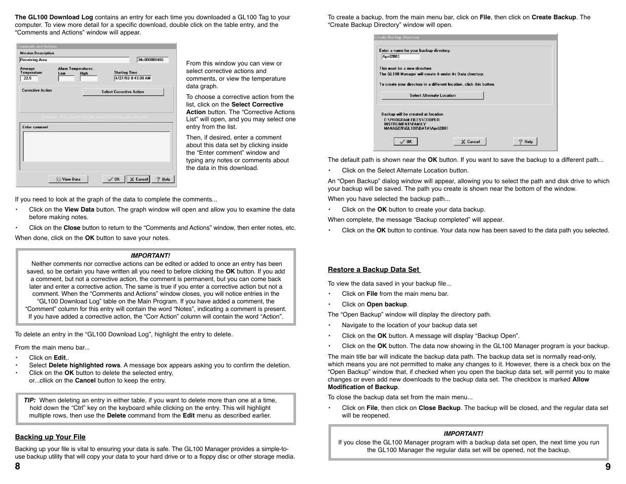 Cooper-Atkins GL300 User Manual | Page 11 / 20