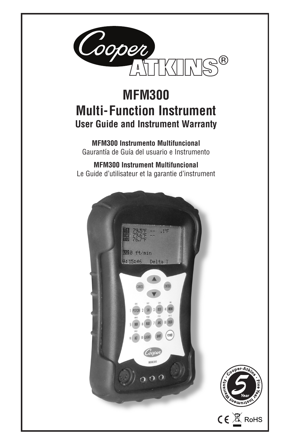 Cooper-Atkins MFM300-KIT4 User Manual | 36 pages