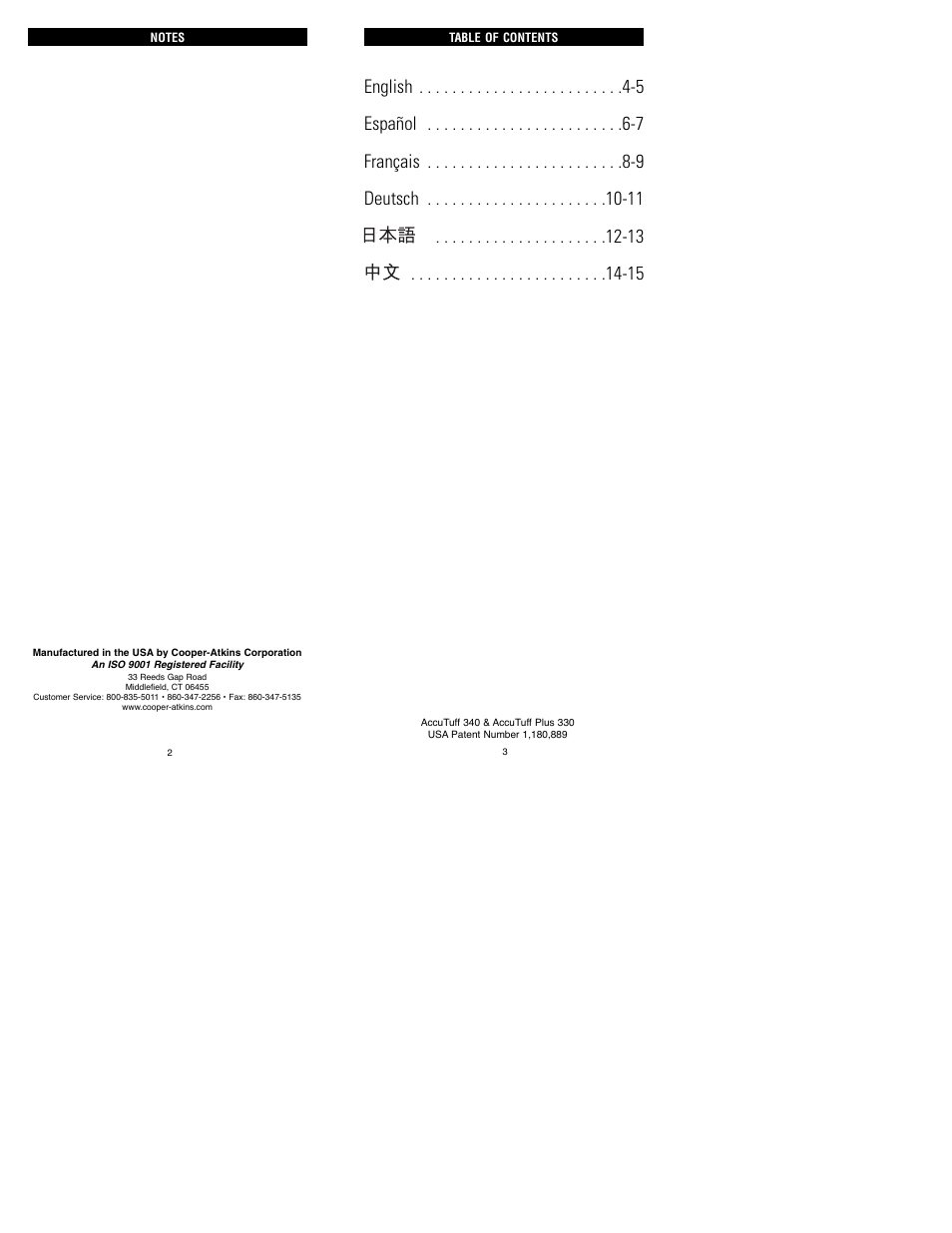 Cooper-Atkins 39658-K User Manual | Page 2 / 9