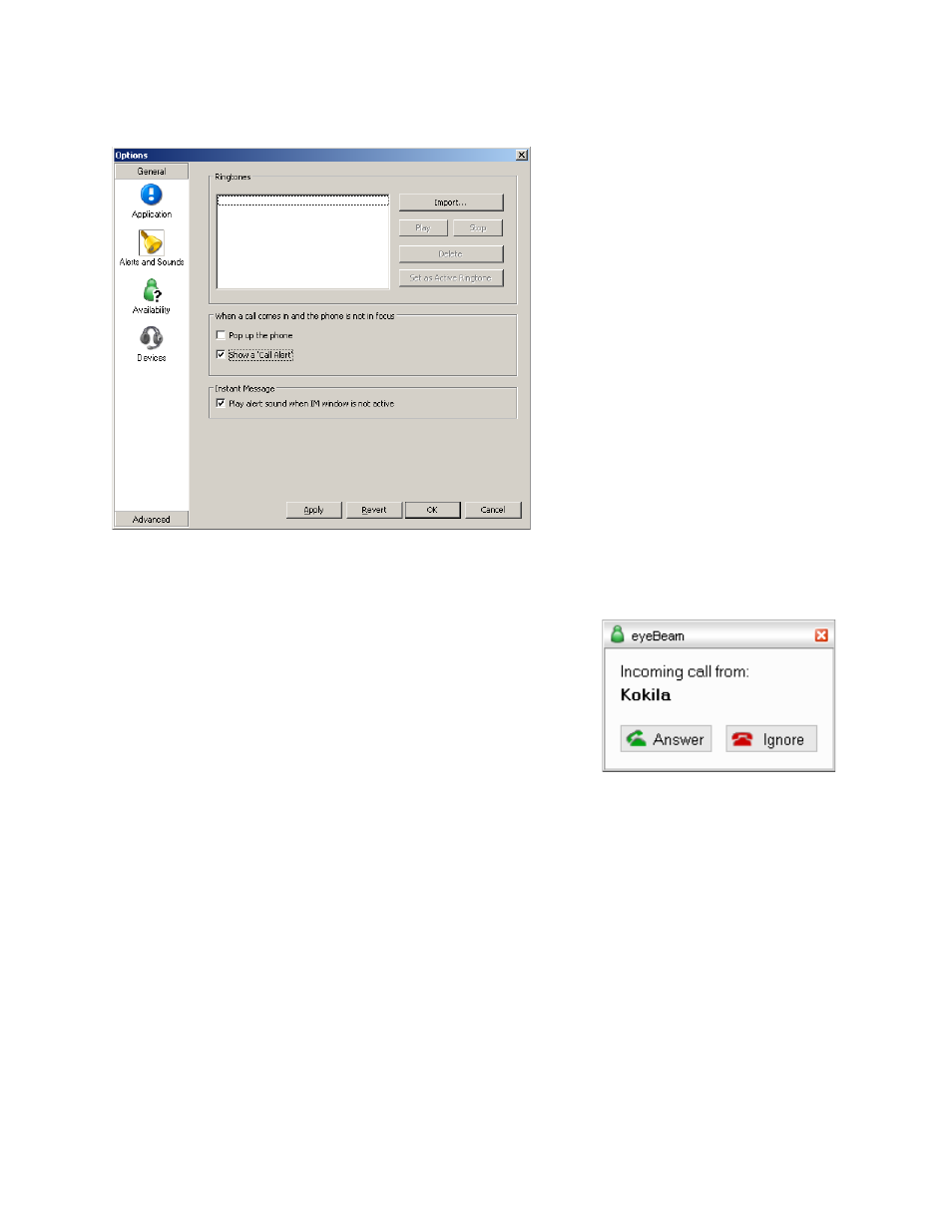 CounterPath eyeBeam 1.5 User Guide for Windows User Manual | Page 35 / 71