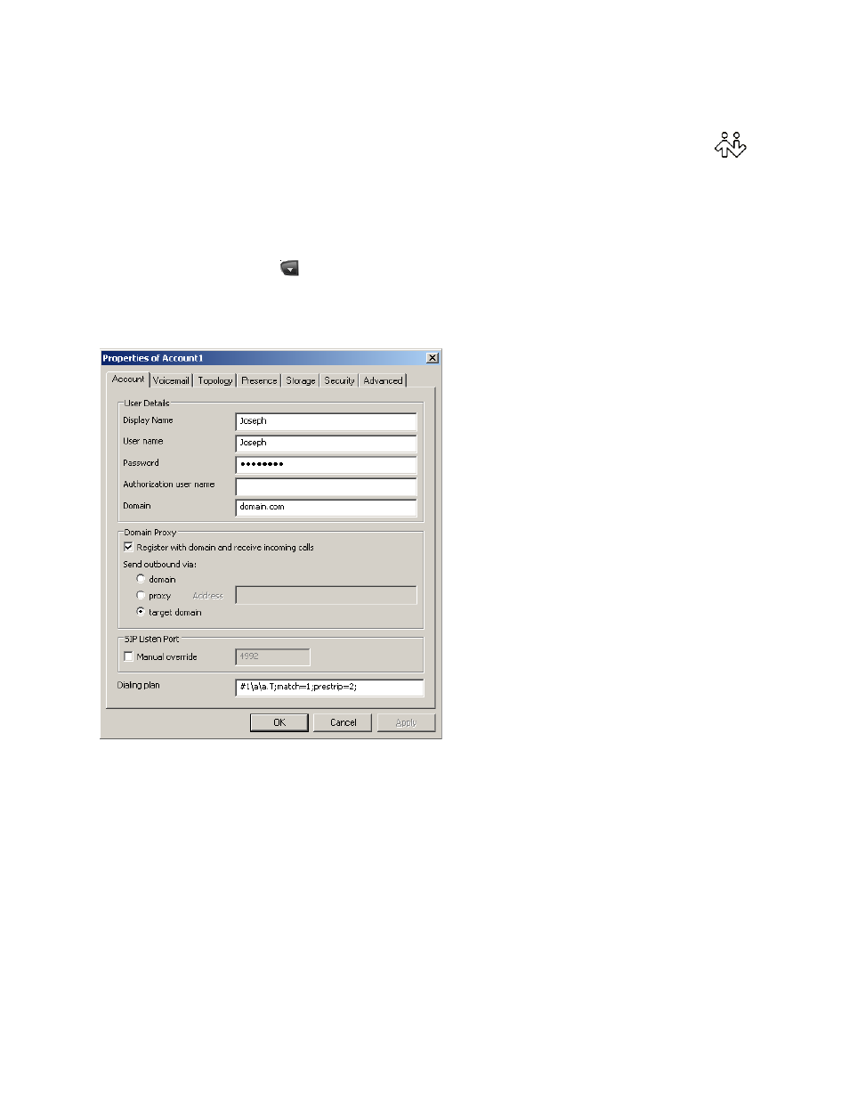 3 configuring eyebeam, Configuring eyebeam | CounterPath eyeBeam 1.5 User Guide for Windows User Manual | Page 8 / 71