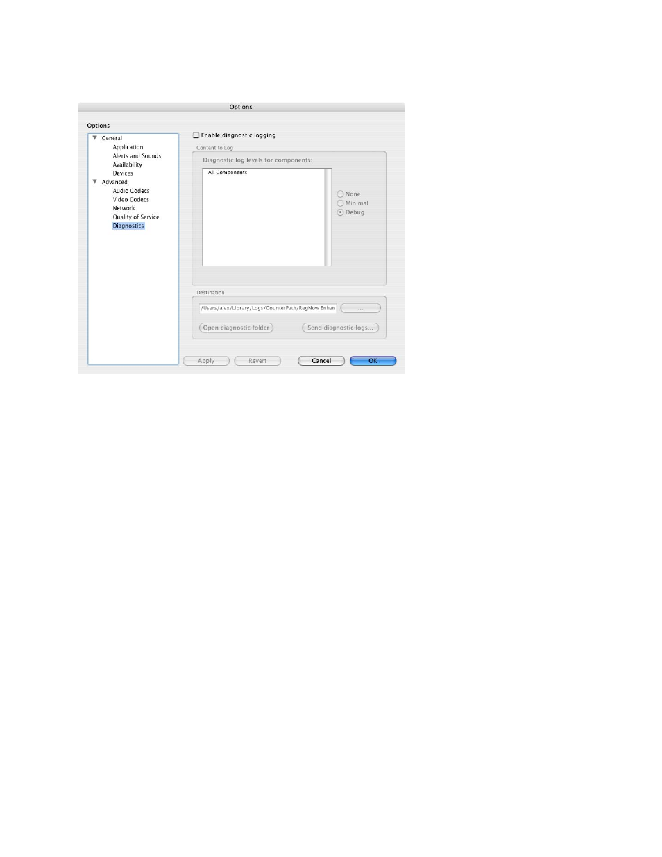 CounterPath eyeBeam 1.5 User Guide for Mac User Manual | Page 44 / 70