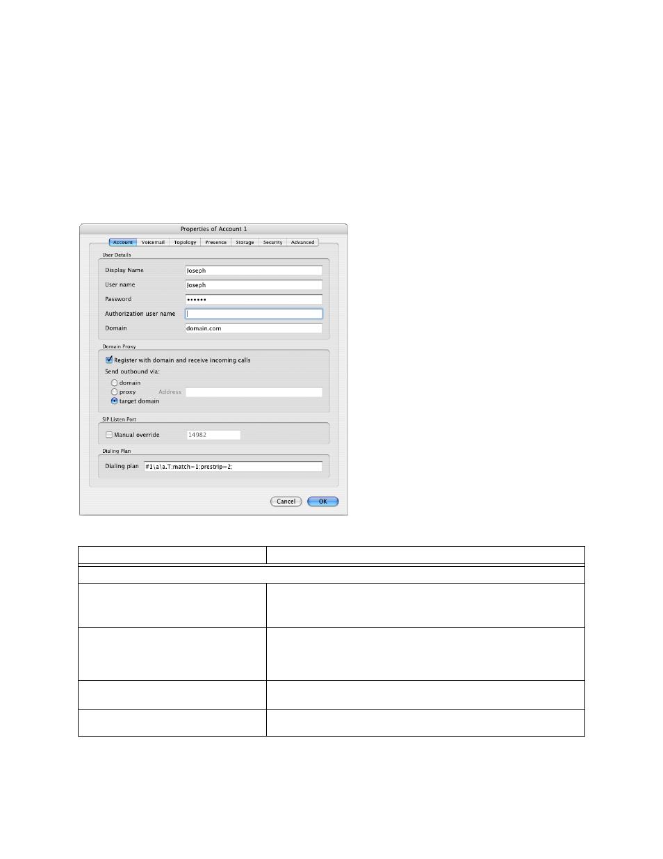 CounterPath eyeBeam 1.5 User Guide for Mac User Manual | Page 46 / 70