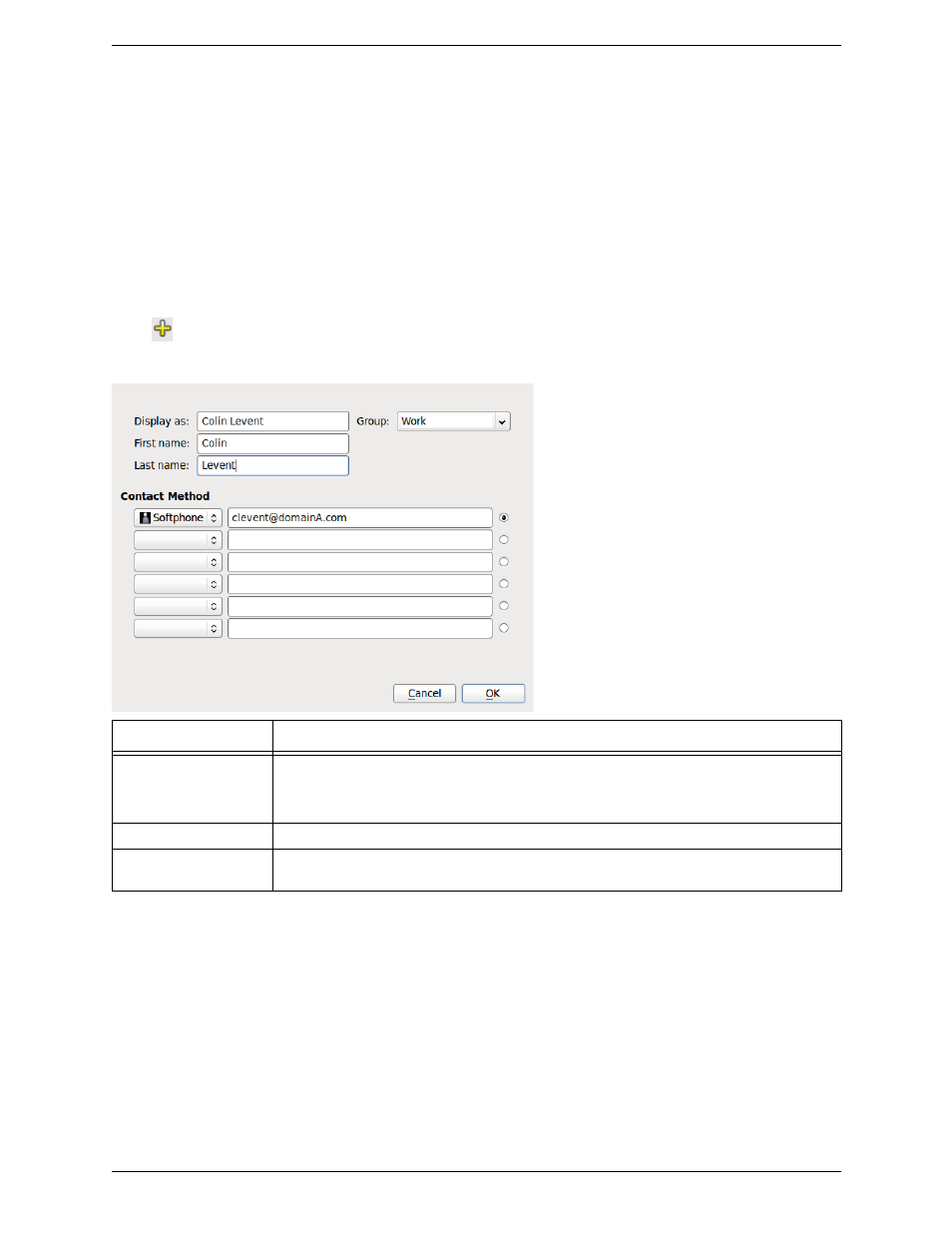 Managing contacts and groups | CounterPath Bria for Linux User Guide User Manual | Page 25 / 38