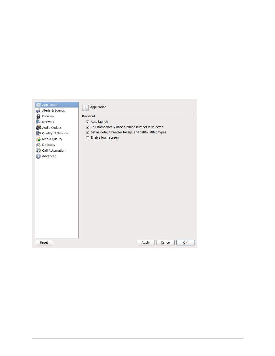 5 bria preferences, Bria preferences, 5bria preferences | CounterPath Bria for Linux User Guide User Manual | Page 29 / 38