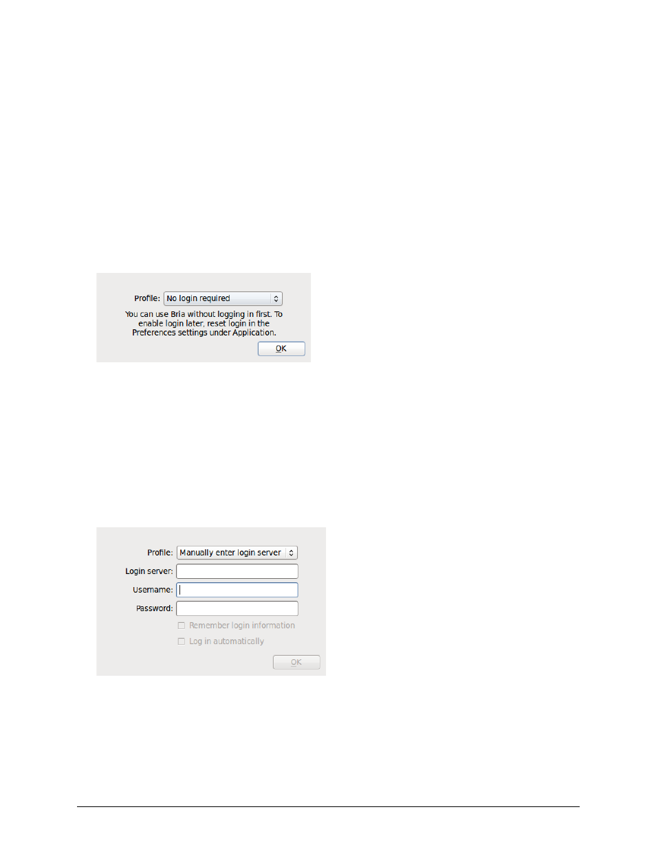 2 installation and setup, 1 starting bria, Installation and setup | Starting bria, 2installation and setup | CounterPath Bria for Linux User Guide User Manual | Page 7 / 38