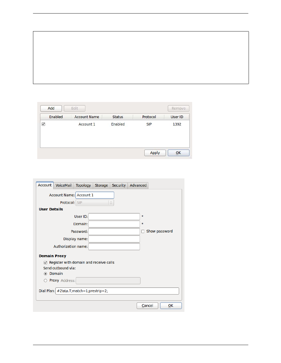 2 configuring bria, Configuring bria | CounterPath Bria for Linux User Guide User Manual | Page 8 / 38