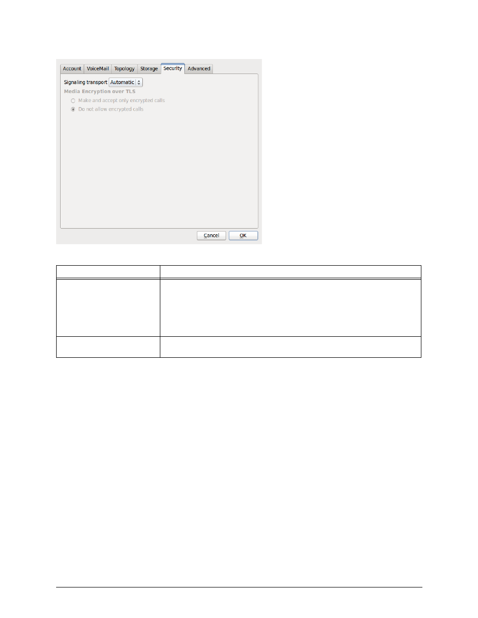 5 sip account properties - security, Sip account properties – security, 5 sip account properties – security | CounterPath Bria for Linux Administrator Guide User Manual | Page 19 / 42