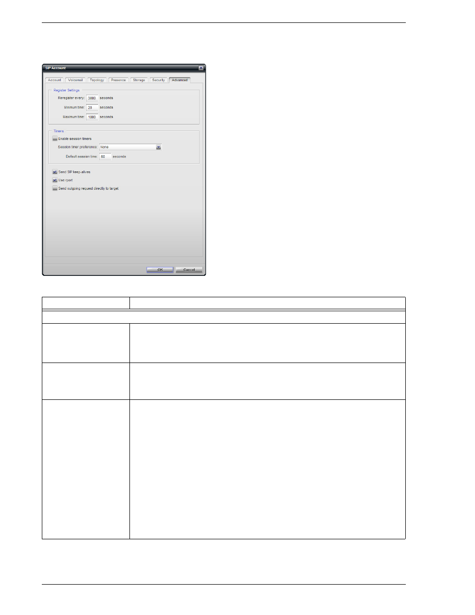 9 sip account properties - advanced, Sip account properties – advanced, 9 sip account properties – advanced | CounterPath Bria Professional 2.5 Administrator Guide User Manual | Page 30 / 56