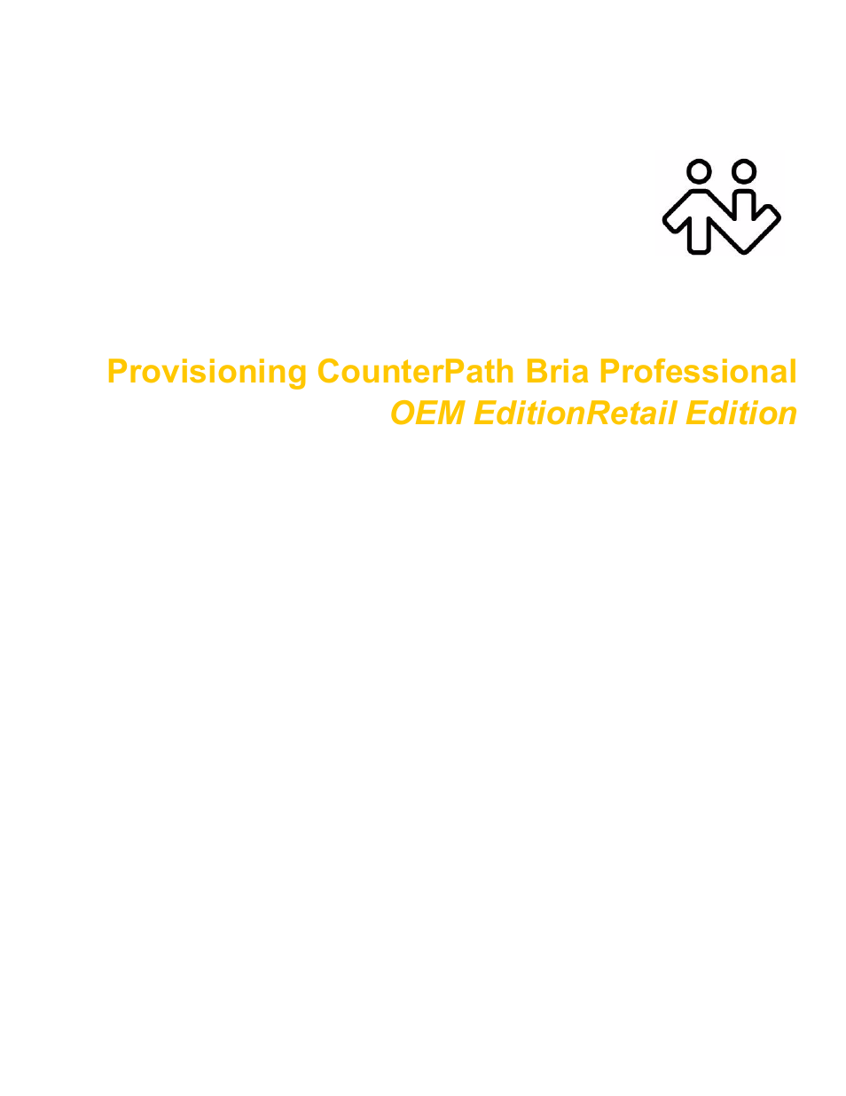CounterPath Bria Professional 2.5 Provisioning Guide User Manual | 28 pages